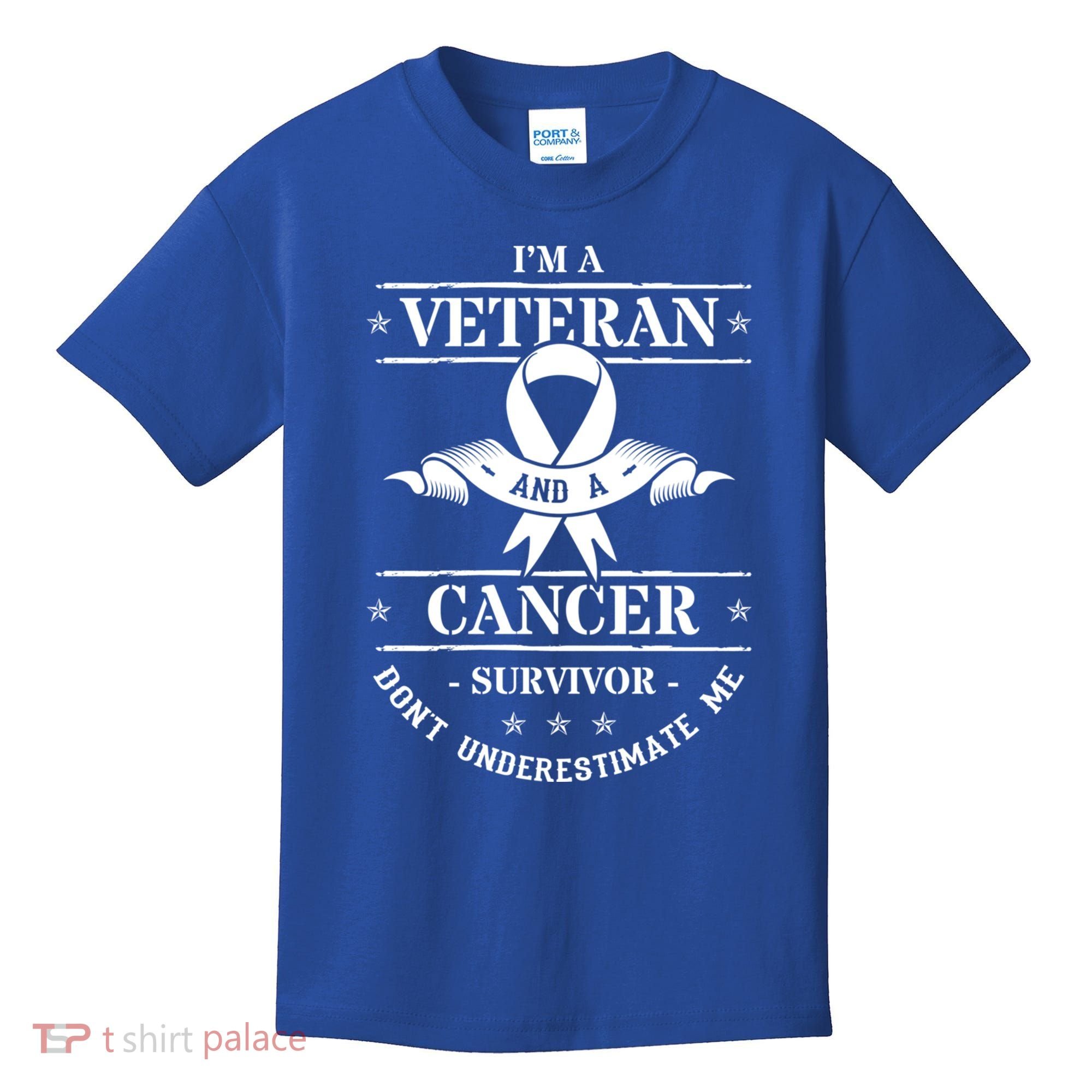 Cancer Survivor Veteran Chemotherapy Warrior Gift Kids T-Shirt