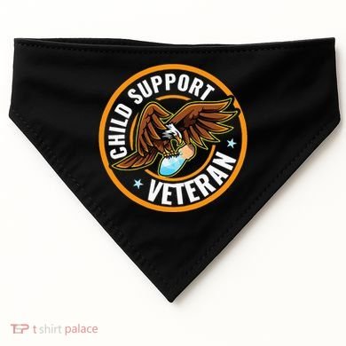Child Support Veteran USA-Made Doggie Bandana