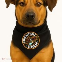 Child Support Veteran USA-Made Doggie Bandana thumb 1