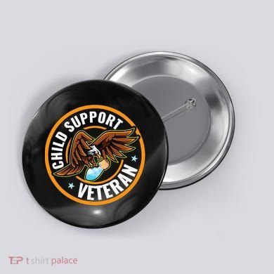 Child Support Veteran Button