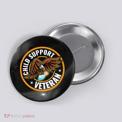 Child Support Veteran Button