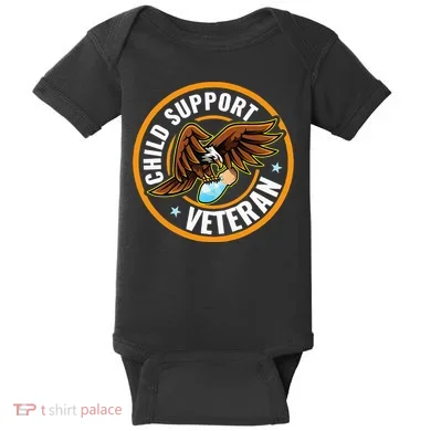 Child Support Veteran Baby Bodysuit