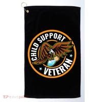 Child Support Veteran Golf Towel thumb 0