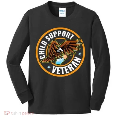 Child Support Veteran Kids Long Sleeve Shirt