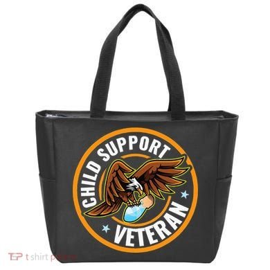 Child Support Veteran Tote Bag
