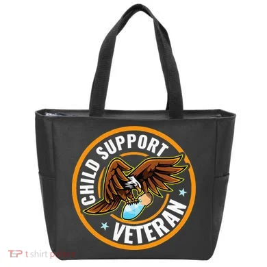 Child Support Veteran Tote Bag