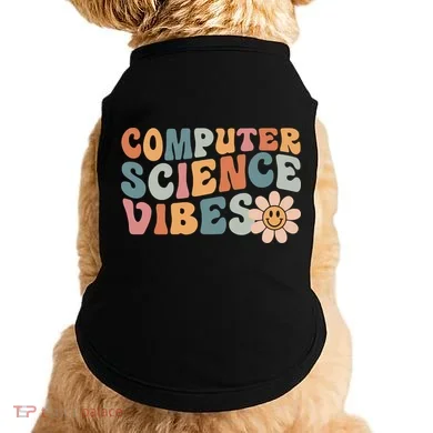 Computer Science Vibes IT Computer Science Teacher Student Doggie Tank