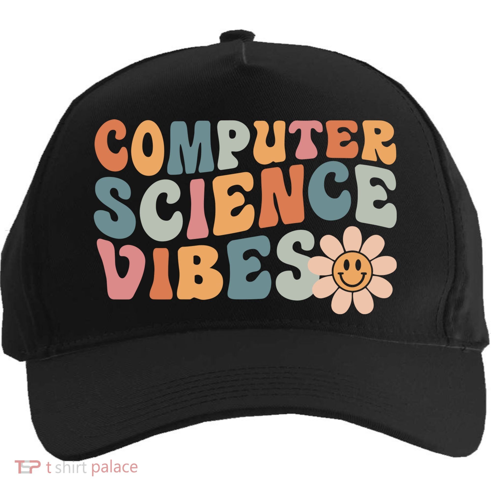 Computer Science Vibes IT Computer Science Teacher Student Five-Panel Snapback Cap