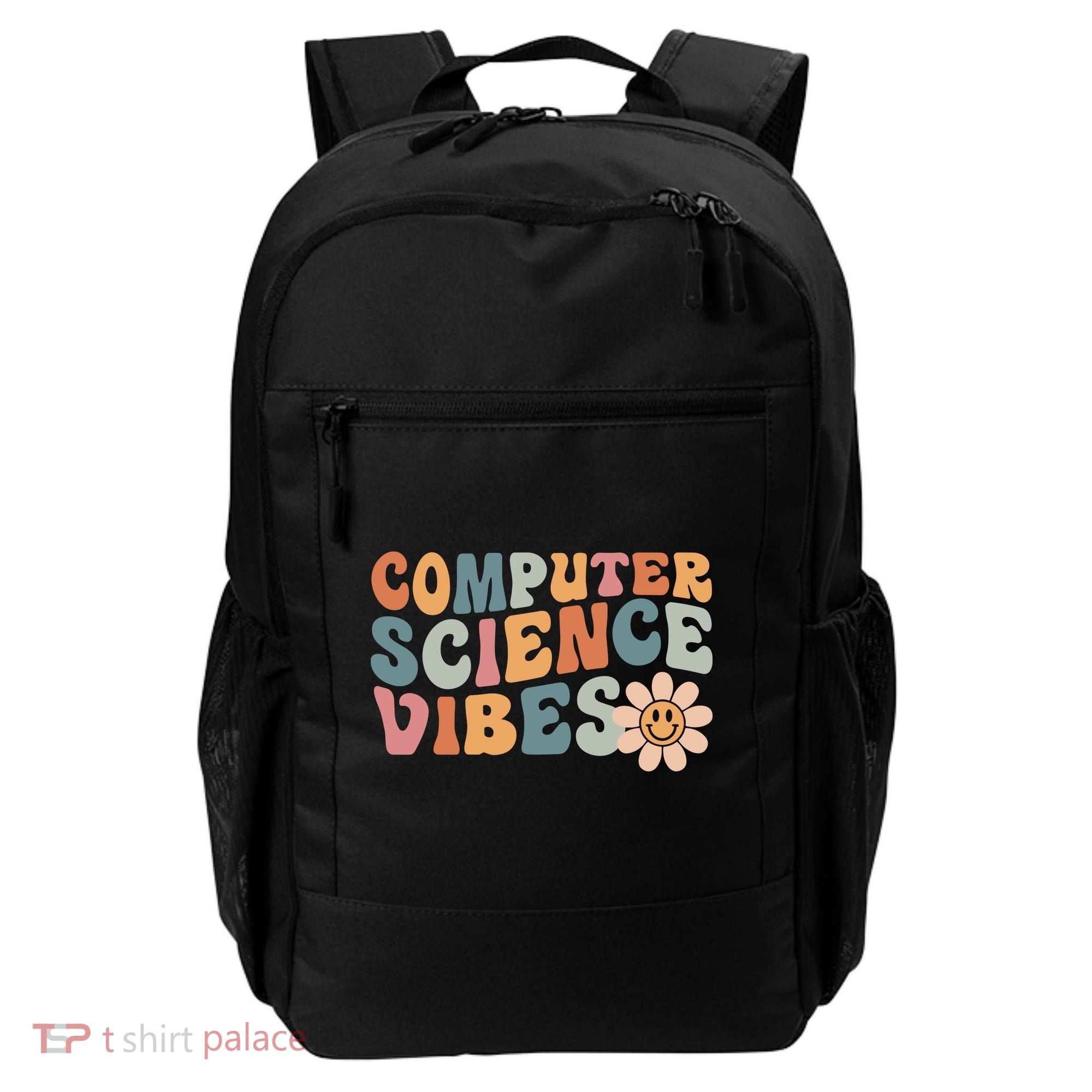 Computer Science Vibes IT Computer Science Teacher Student Backpack