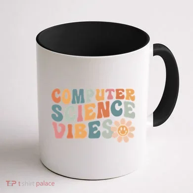Computer Science Vibes IT Computer Science Teacher Student Coffee Mug back