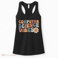 Computer Science Vibes IT Computer Science Teacher Student Women's Tank Top thumb 0