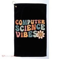 Computer Science Vibes IT Computer Science Teacher Student Golf Towel thumb 0