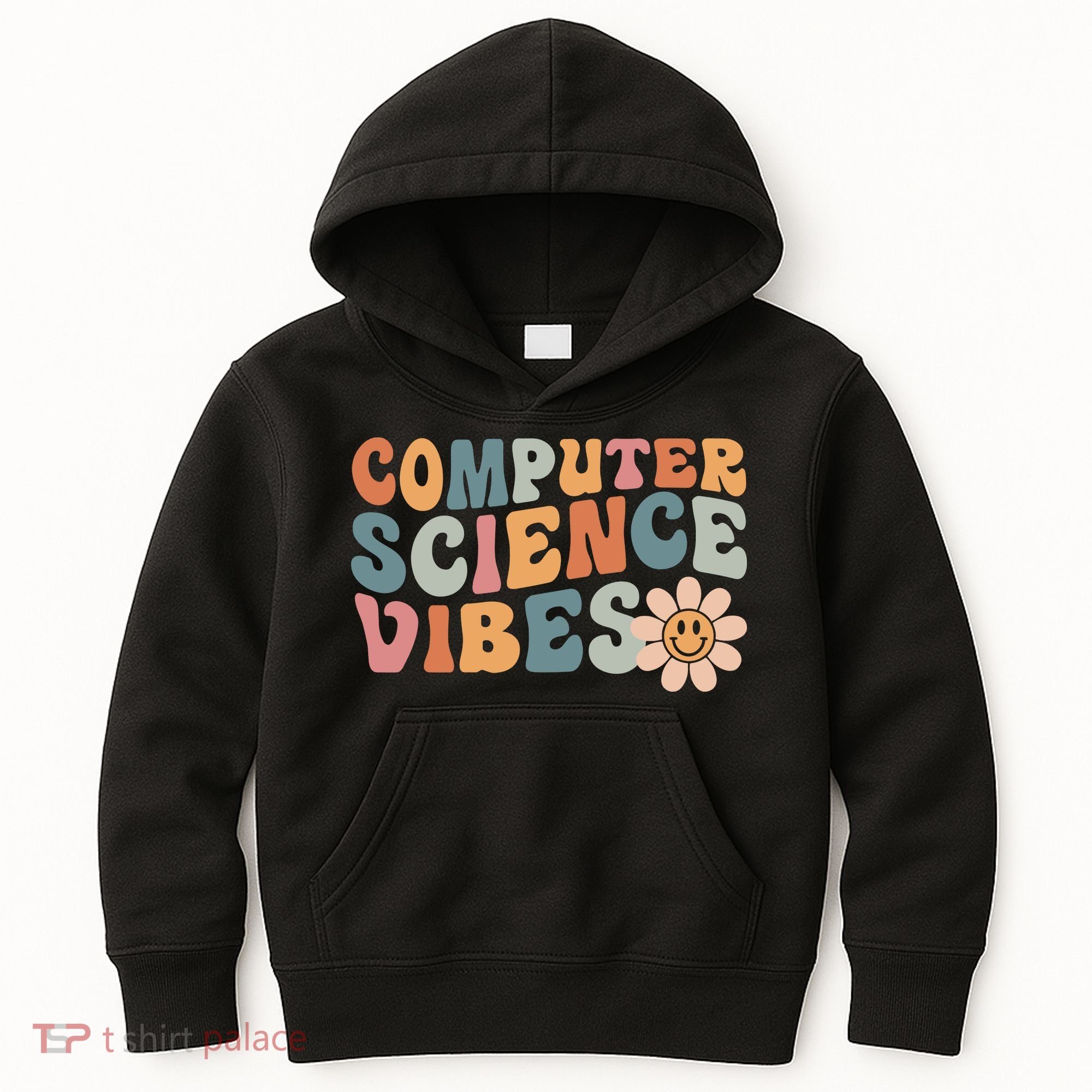 Computer Science Vibes IT Computer Science Teacher Student Kids Hoodie