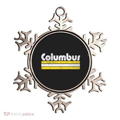 Columbus Soccer Vintage City Ornament
