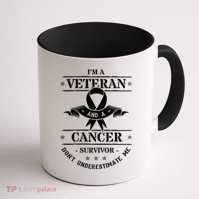 Cancer Survivor Veteran Chemotherapy Warrior Coffee Mug back