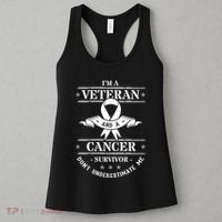 Cancer Survivor Veteran Chemotherapy Warrior Women's Tank Top thumb 3