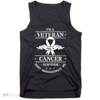 Cancer Survivor Veteran Chemotherapy Warrior Tank Top thumb 0