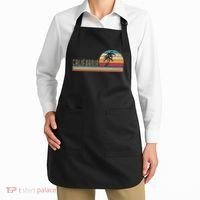 Cali Summer Vacation CA Palm Trees USA Retro California Apron thumb 2