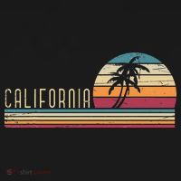 Cali Summer Vacation CA Palm Trees USA Retro California Visor thumb 3
