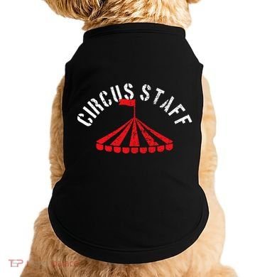 Circus Staff Vintage Birthday Theme Gift Doggie Tank