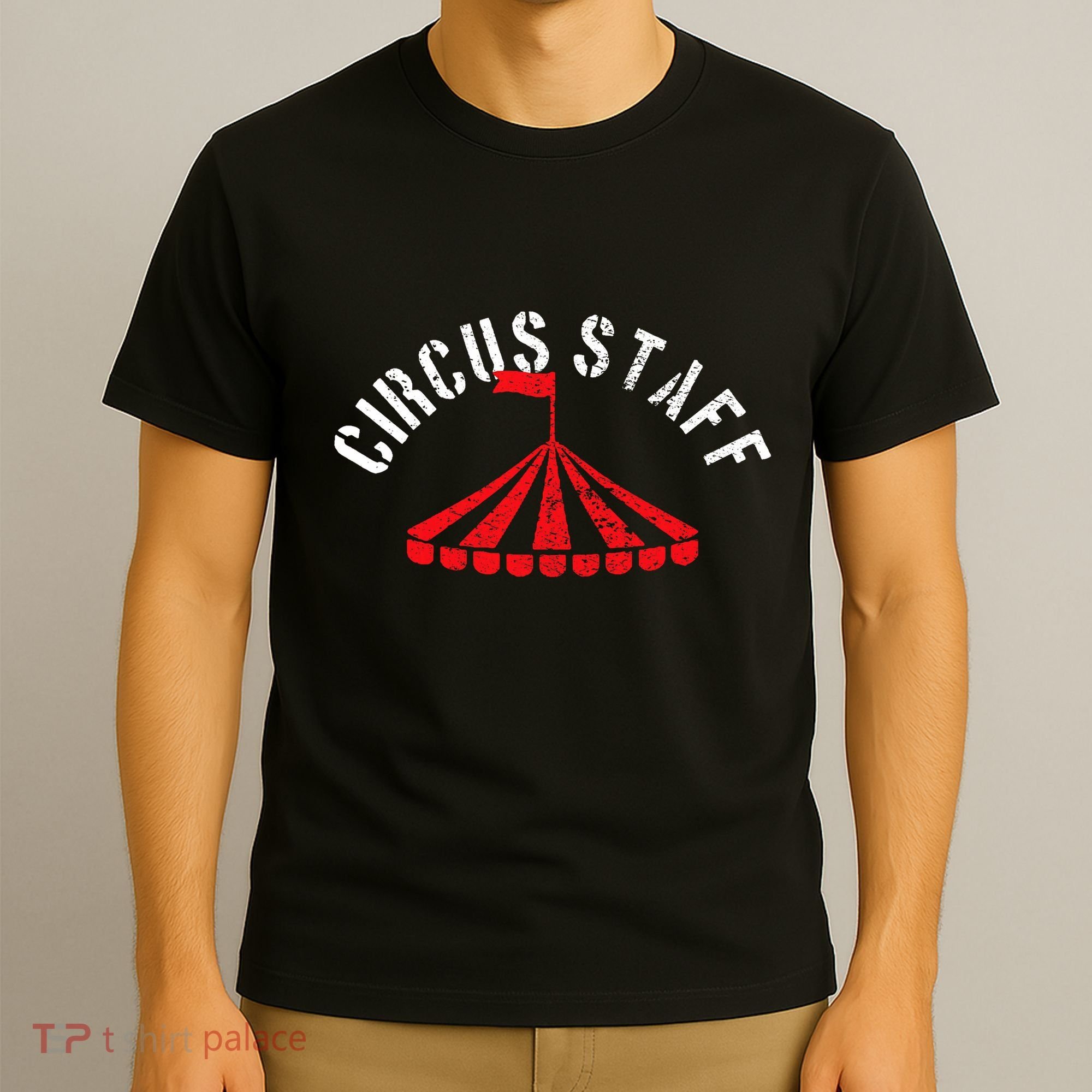 Circus Staff Vintage Birthday Theme Gift T-Shirt