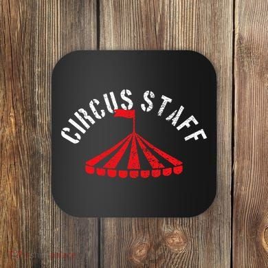 Circus Staff Vintage Birthday Theme Gift Coaster