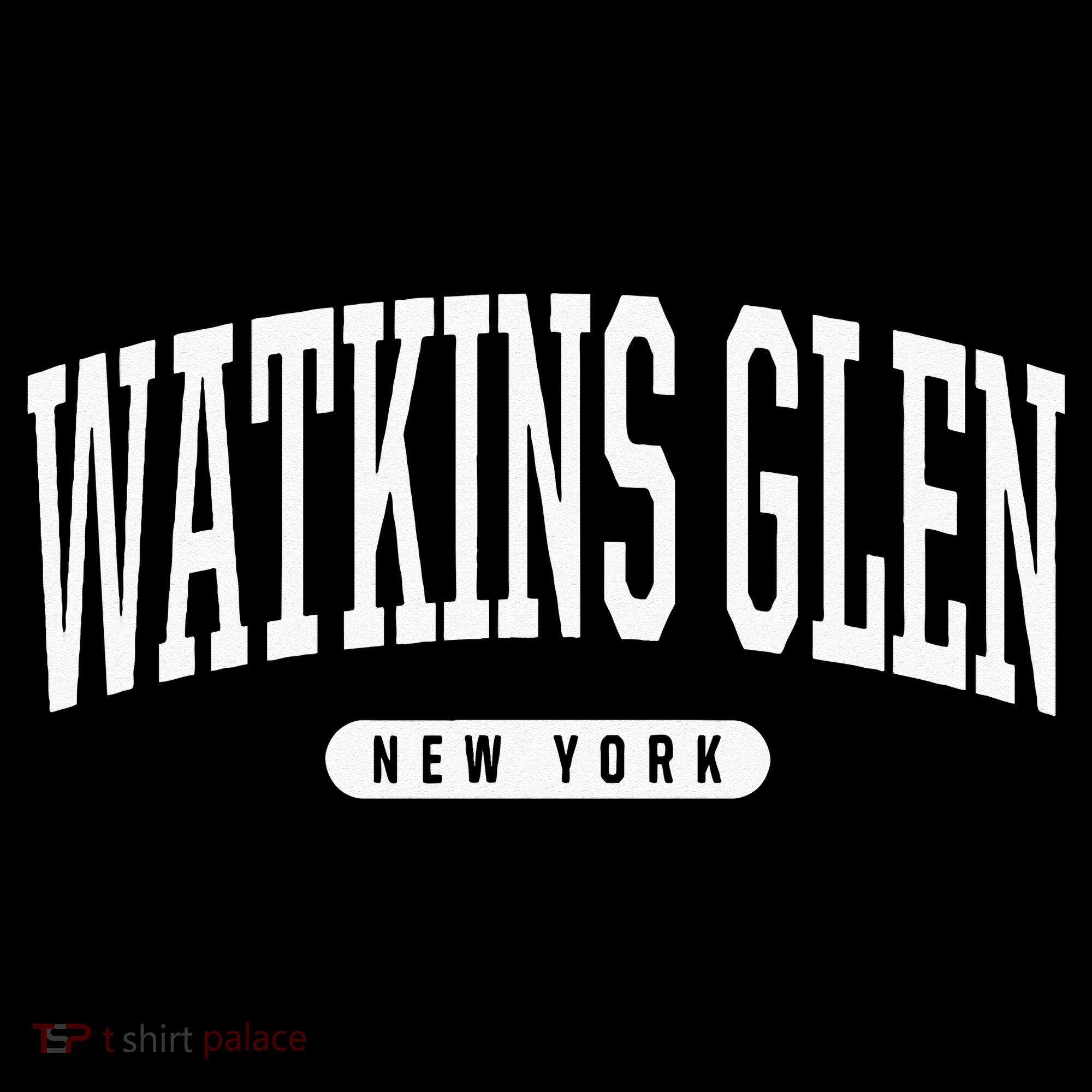 College Style Watkins Glen New York Souvenir Gift  Coffee Mug