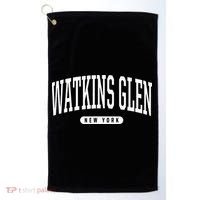 College Style Watkins Glen New York Souvenir Gift  Golf Towel thumb 0