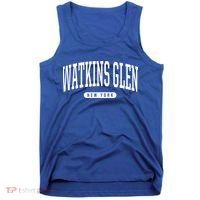 College Style Watkins Glen New York Souvenir Gift  Tank Top thumb 0