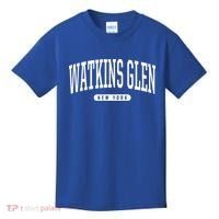 College Style Watkins Glen New York Souvenir Gift  Kids T-Shirt thumb 0