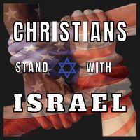Christians Stand With Israel Amercan Flag Patriotic Backpack thumb 2
