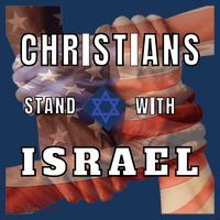 Christians Stand With Israel Amercan Flag Patriotic Mousepad thumb 1