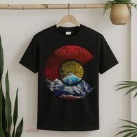 Colorado Shirts With Flag Themed Mountain T-Shirt thumb 2
