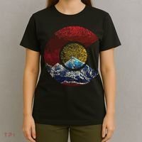 Colorado Shirts With Flag Themed Mountain T-Shirt thumb 4