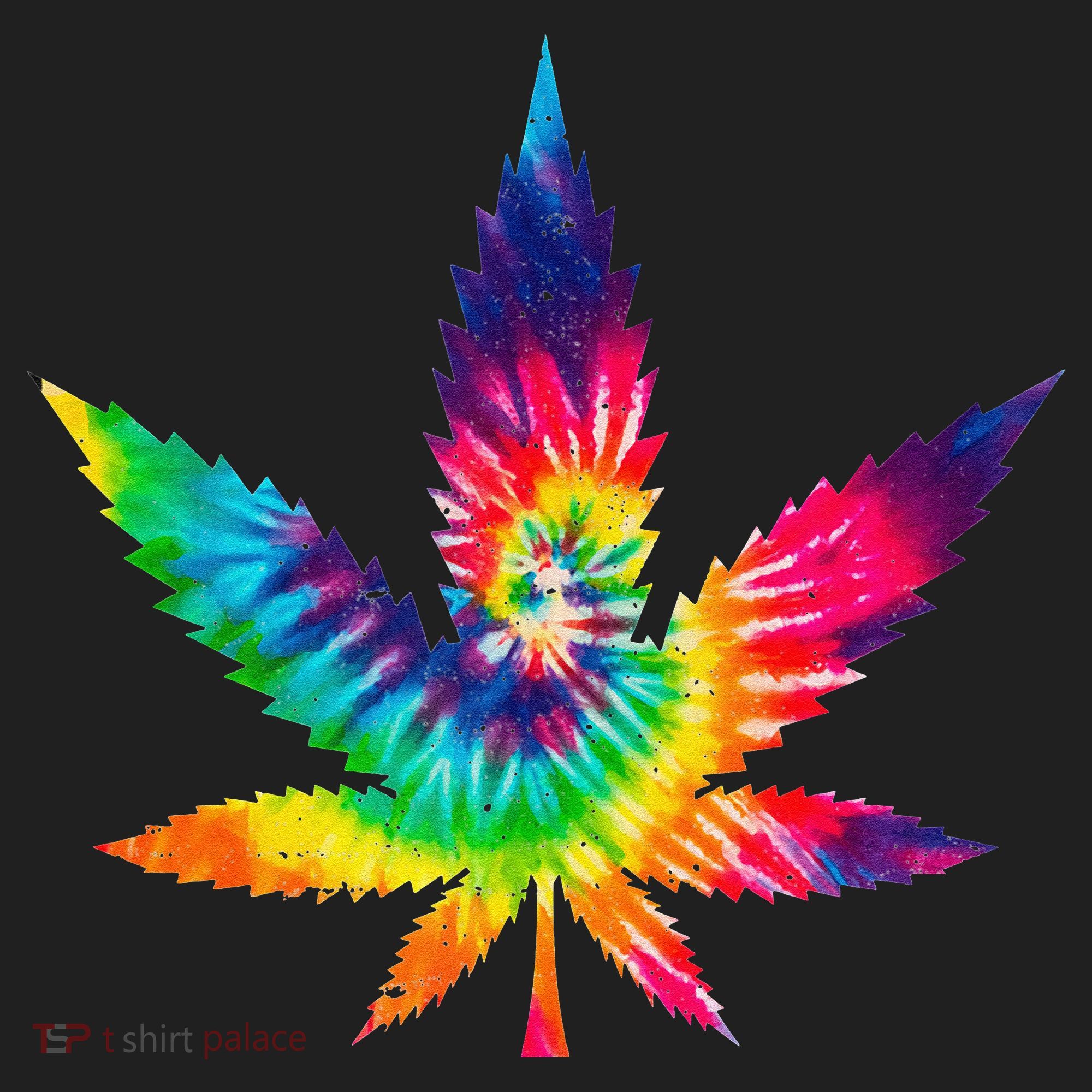 Cannabis Smoke Weed Tie Dye Hippie 420 Marijuana Stoner Tank Top Women's Sweatshirt