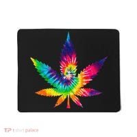 Cannabis Smoke Weed Tie Dye Hippie 420 Marijuana Stoner Tank Top Mousepad thumb 0