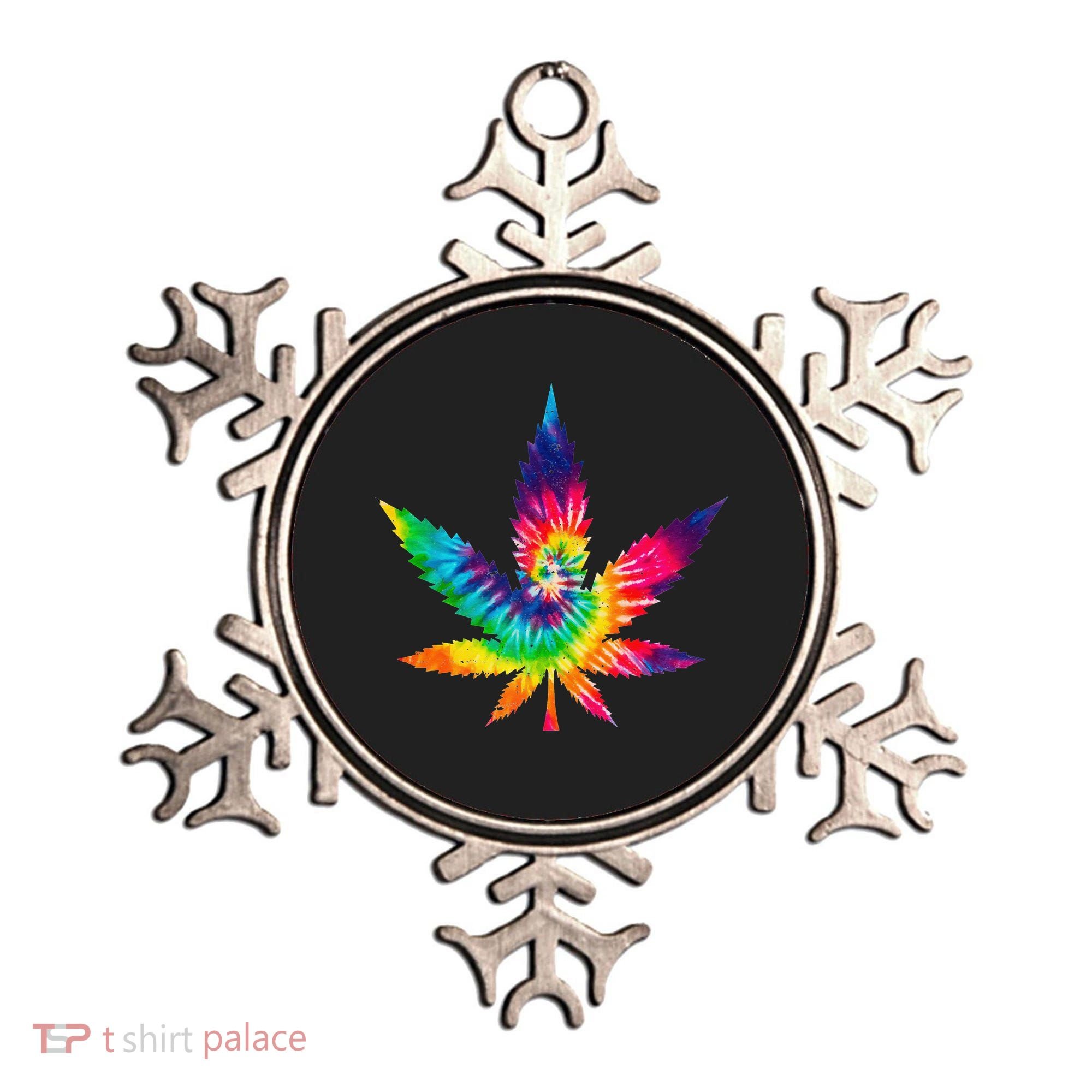 Cannabis Smoke Weed Tie Dye Hippie 420 Marijuana Stoner Tank Top Ornament
