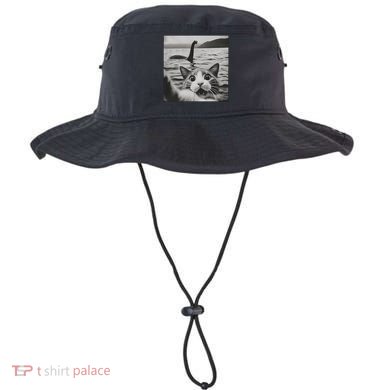 Cat Selfie With Loch Ness Monster Funny Cats Women Bucket Hat