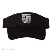 Cat Selfie With Loch Ness Monster Funny Cats Women Visor thumb 0