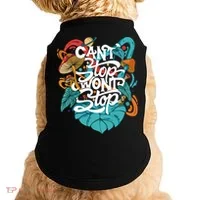 Can't Stop Won't Stop Doggie Tank thumb 0