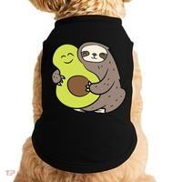 Cute Sloth With Avocado Vegan Cute Sloth Avocado Gift Doggie Tank thumb 0