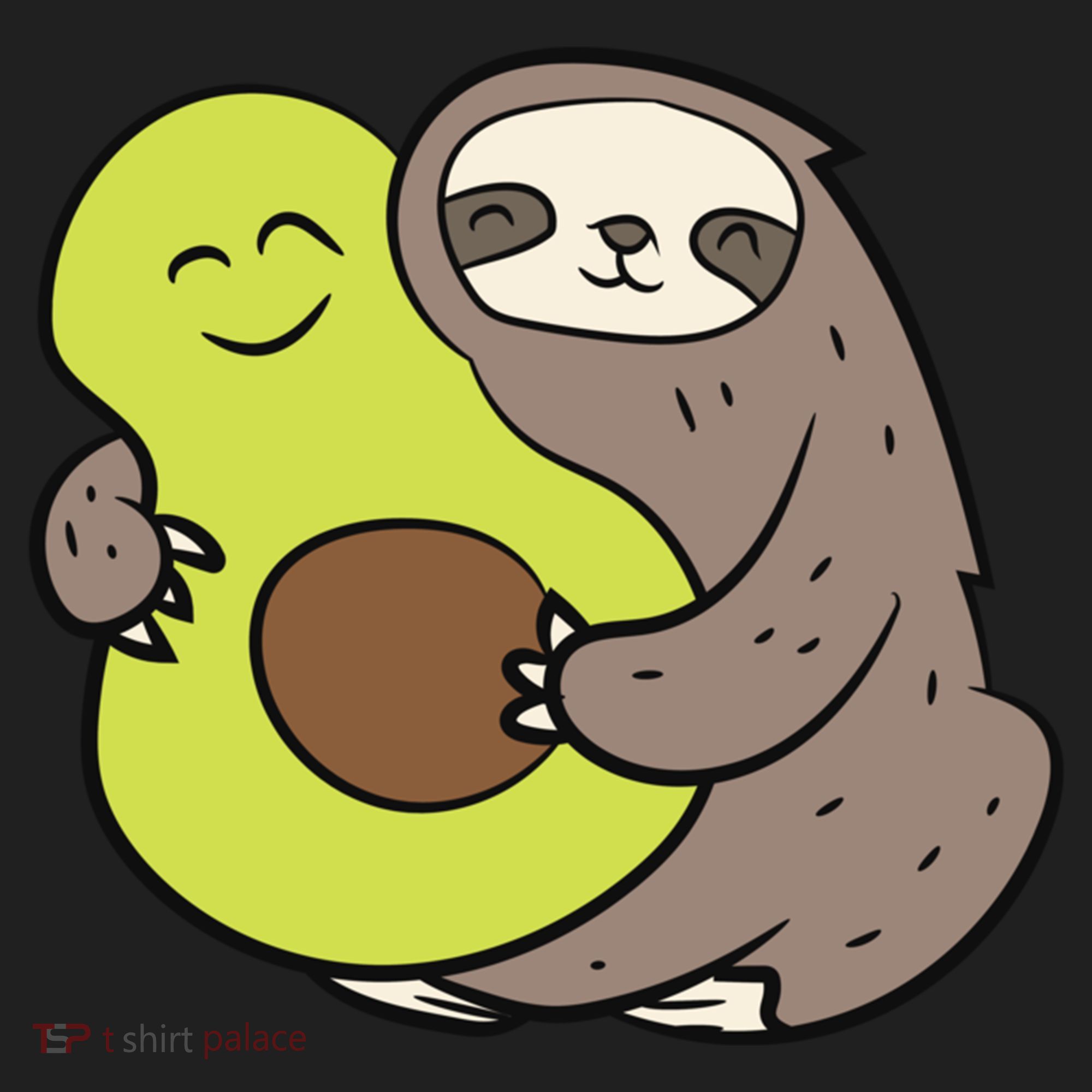 Cute Sloth With Avocado Vegan Cute Sloth Avocado Gift Hat
