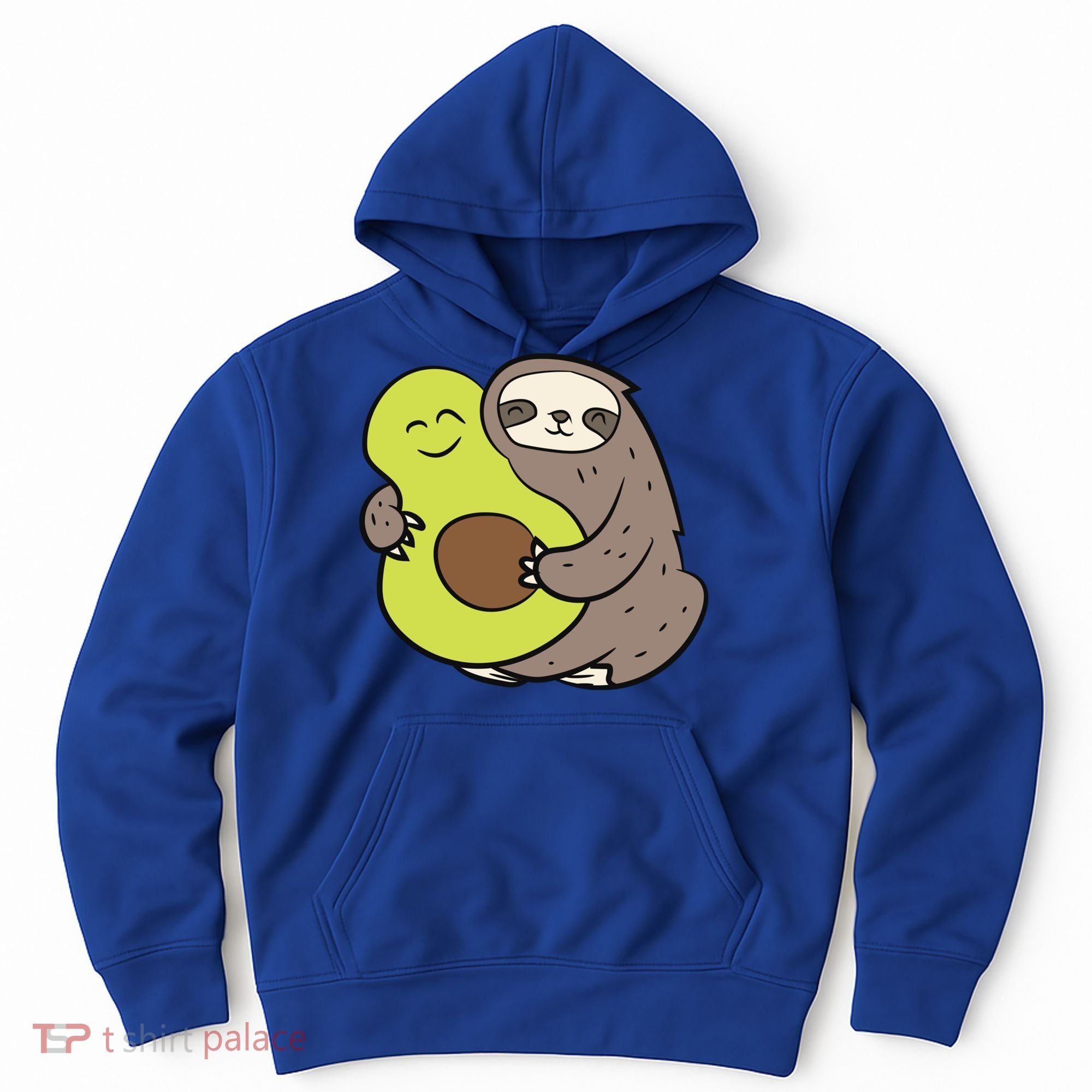 Cute Sloth With Avocado Vegan Cute Sloth Avocado Gift Hoodie