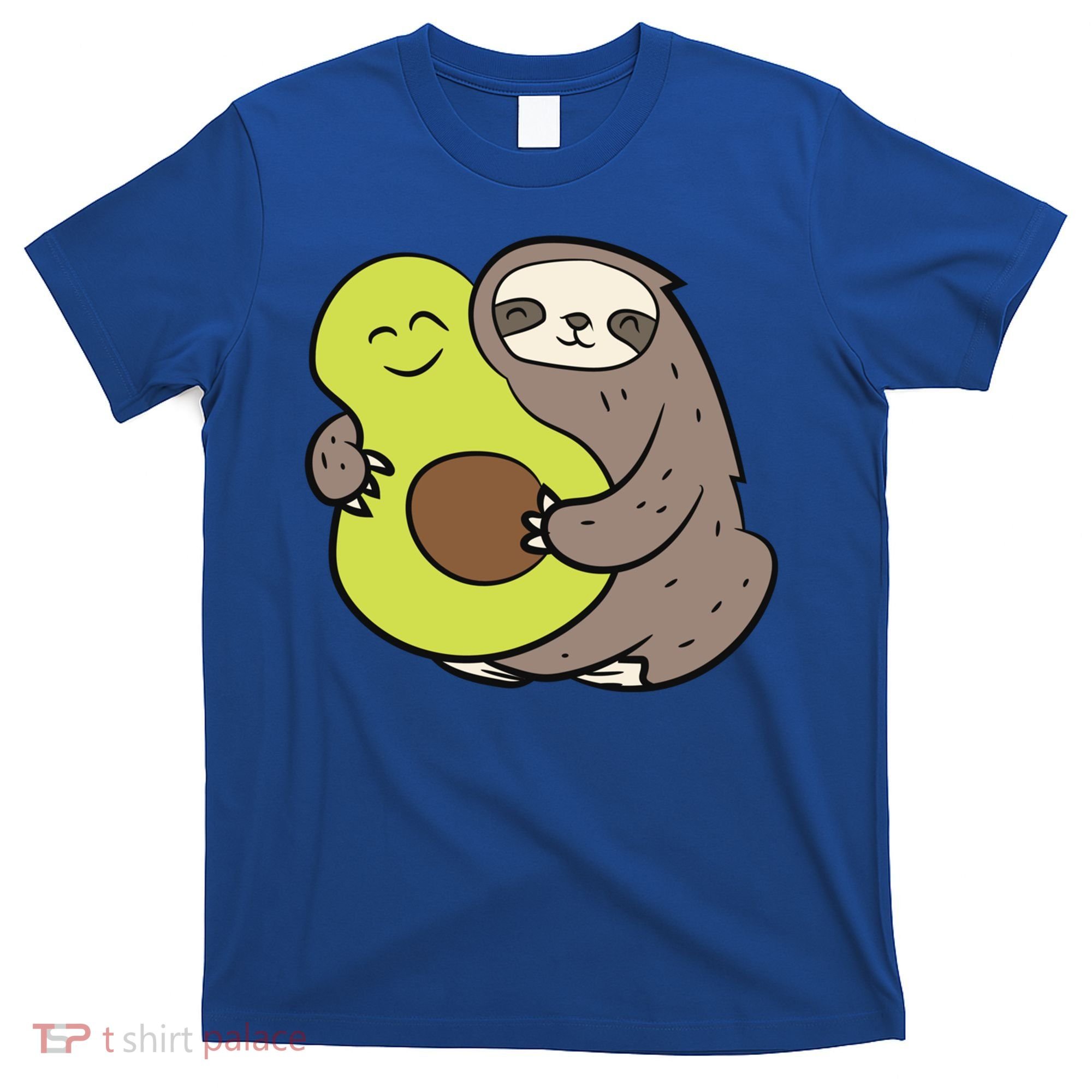 Cute Sloth With Avocado Vegan Cute Sloth Avocado Gift T-Shirt