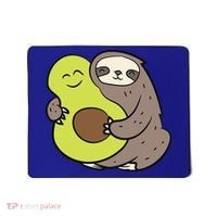Cute Sloth With Avocado Vegan Cute Sloth Avocado Gift Mousepad thumb 0