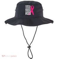 Careful Survivor Warrior Funny Breast Cancer Awareness Great Gift Bucket Hat thumb 0