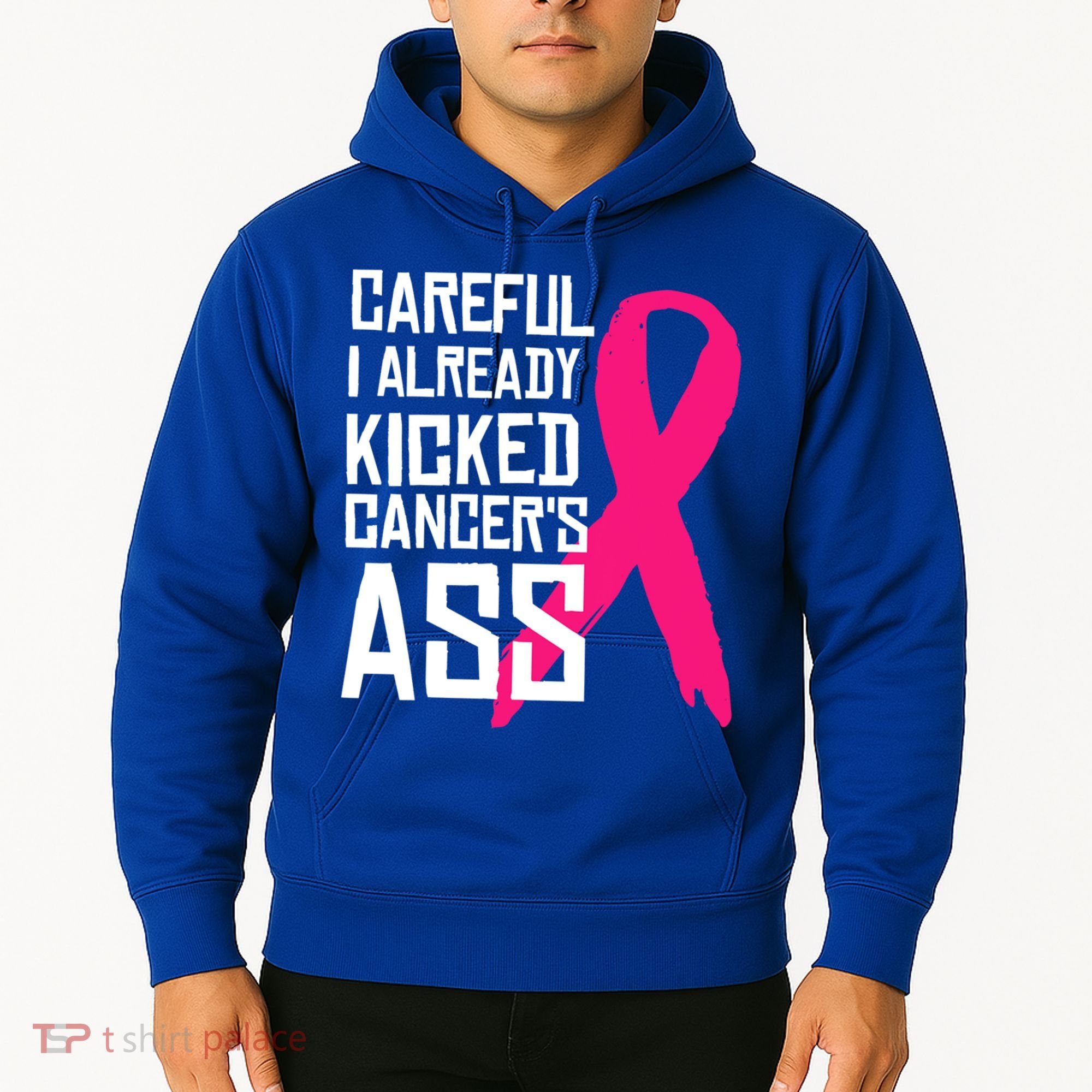 Careful Survivor Warrior Funny Breast Cancer Awareness Great Gift Hoodie