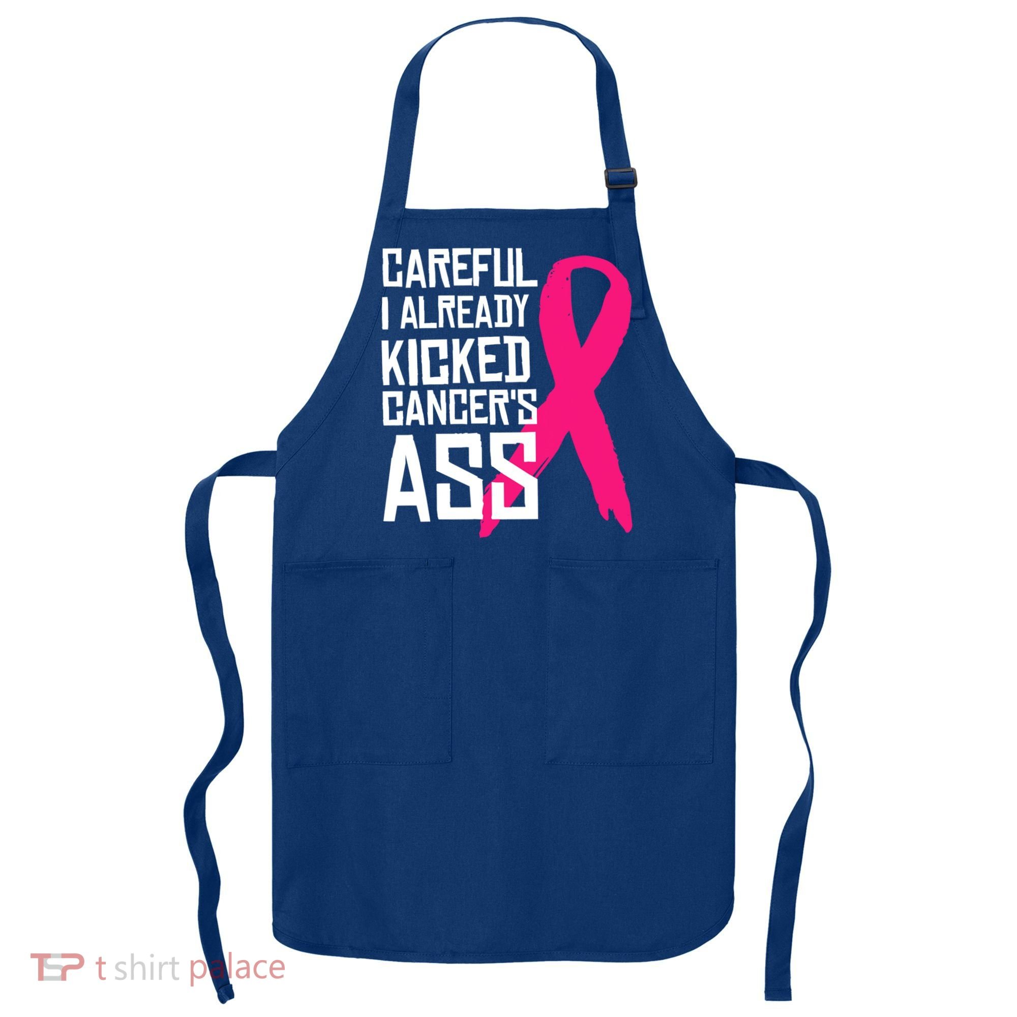 Careful Survivor Warrior Funny Breast Cancer Awareness Great Gift Apron