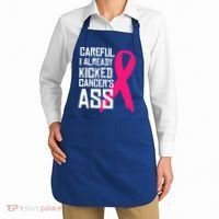 Careful Survivor Warrior Funny Breast Cancer Awareness Great Gift Apron thumb 2
