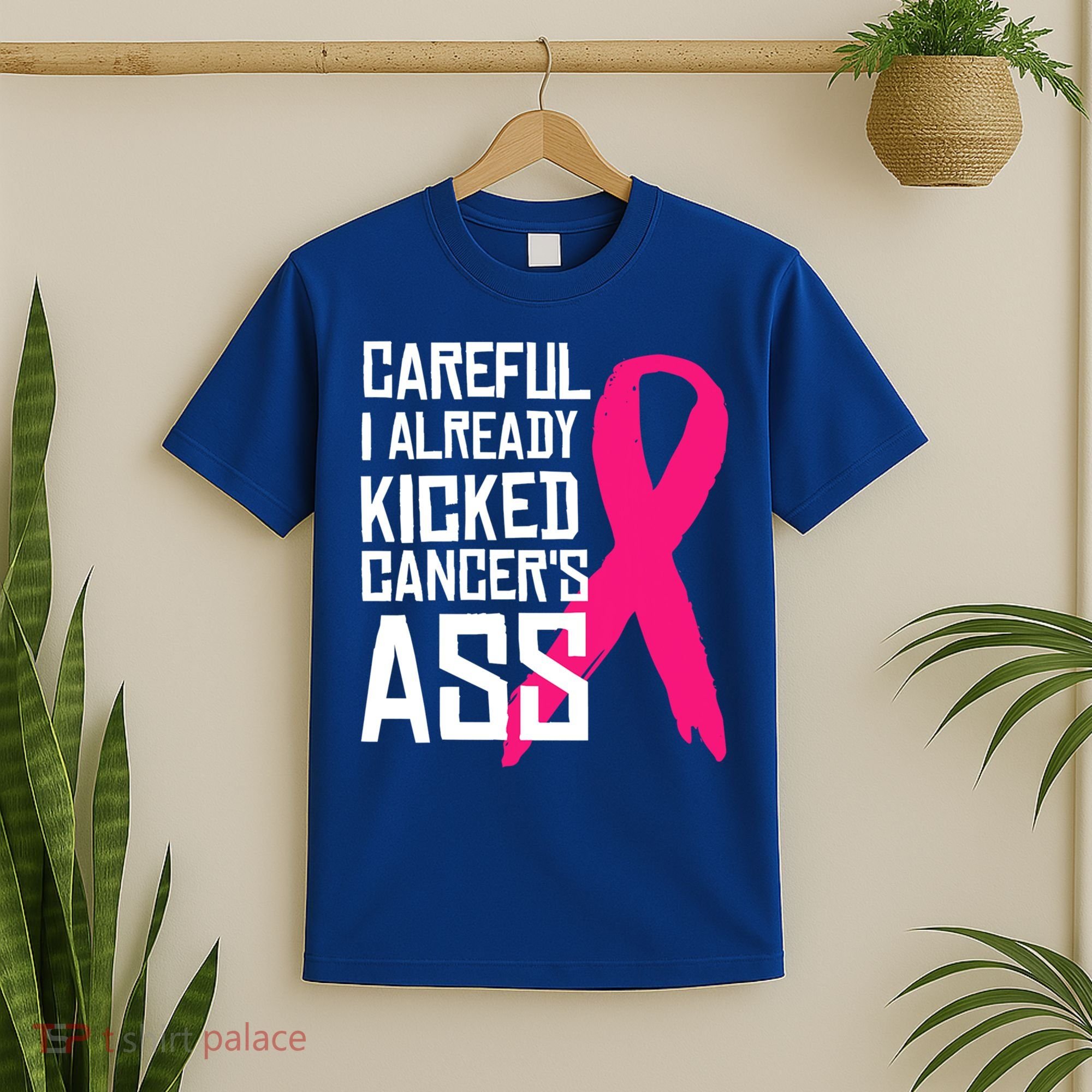 Careful Survivor Warrior Funny Breast Cancer Awareness Great Gift T-Shirt